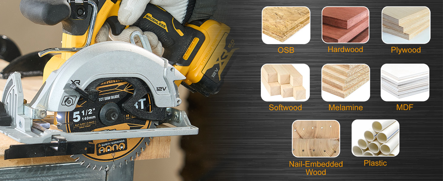 5-1/2 inch circular saw blade