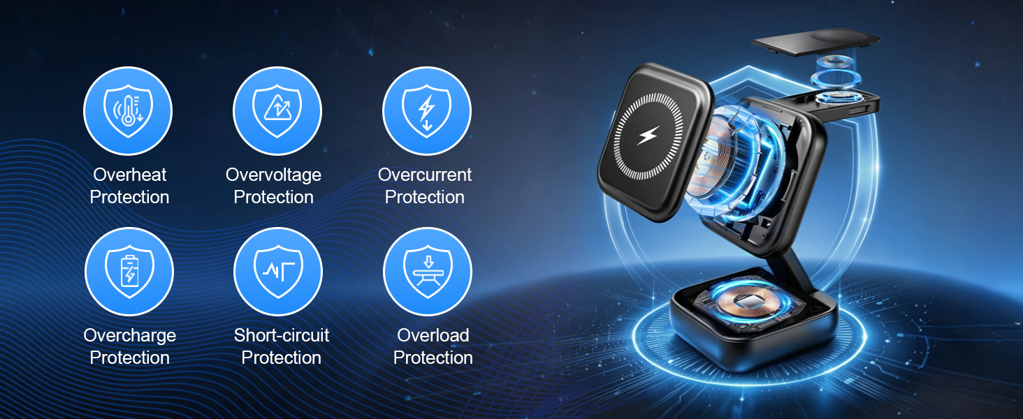 3 in 1 charging station wireless charging station iphone wireless charger iphone watch charger
