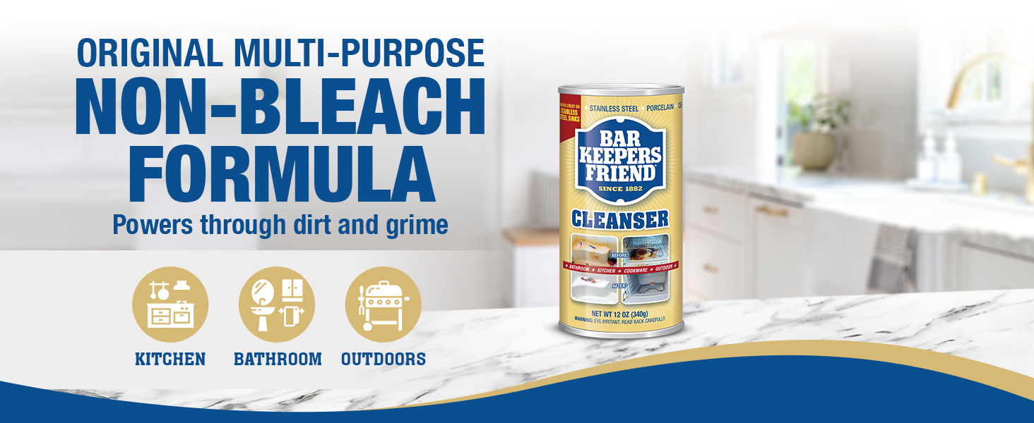 Original Non-bleach formula powers through dirt and grime