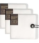 TNDCKP CD Case,3 pack 12 Capacity CD/DVD Case Holders Wallet Hard Plastic DVD Disc Cases Storage ...
