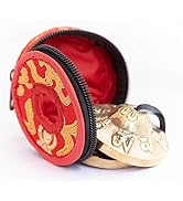 Ohm Store Tibetan Mantra Tingsha Bells - Handcrafted Meditation Accessory for Mindfulness, Yoga, ...