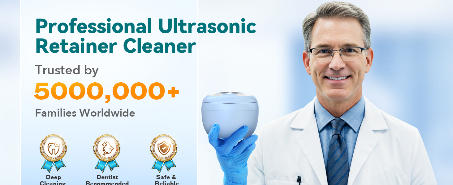 Professional Ultrasonic Retainer Cleaner