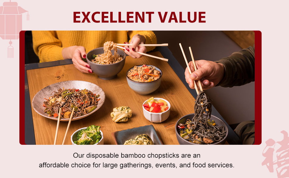 Soeos Disposable Chopsticks 100 sets