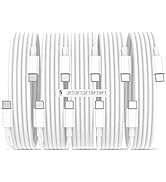 5-Pack USB C Cable 60W Fast Charging Cord, [3/3/3/6/6 FT] USBC to USBC Cable Type C Charger Cable...