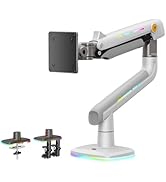 NB Gaming Monitor Arm or for 32 to 60 Inches Screen, Load up to 20 kg, VESA 75/100, RGB-Light, He...