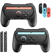 Controller Grip Compatible with Switch 2/Switch/Joy-Con 1&amp;2, Ergonomic Grips Handle Kit with Adap...