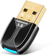 Hakimonoe Upgraded USB Bluetooth 5.4 Adapter for PC, Wireless USB Dongle for Laptop Desktop Windo...