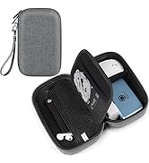 CAAORDKSO Hard Electronic Organizer Travel Case for MacBook Power Adapter Chargers Cables Power B...