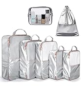 Packing Cubes, LIGHT FLIGHT 7 Set Packing Cubes for Carry on Suitcase, Lightweight Travel Organiz...