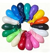 200 Pack 18 Inch Latex Balloons - 18 Colors, Bulk Balloon Decor for Birthdays, Weddings &amp; All Par...
