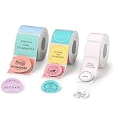 NIIMBOT Thermal Label Maker Tape Set, Compatible for NIIMBOT B1 B21 B31 B4 Label Printer, Thermal...