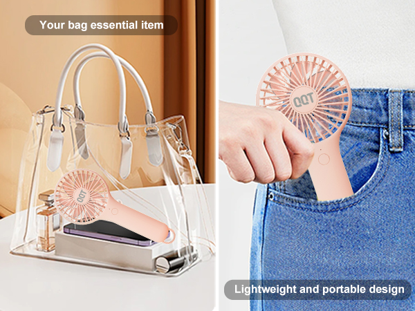 portable handheld fan