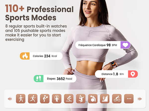 Fitness Watches for Women with Sports Modes