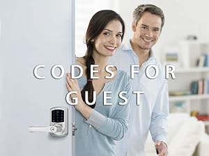 HIDALIFE Touchscreen Keyless Entry Door Lock with Handle