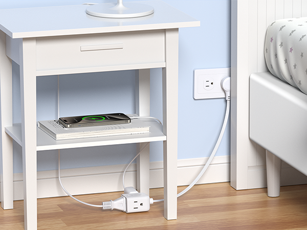 white extension cord