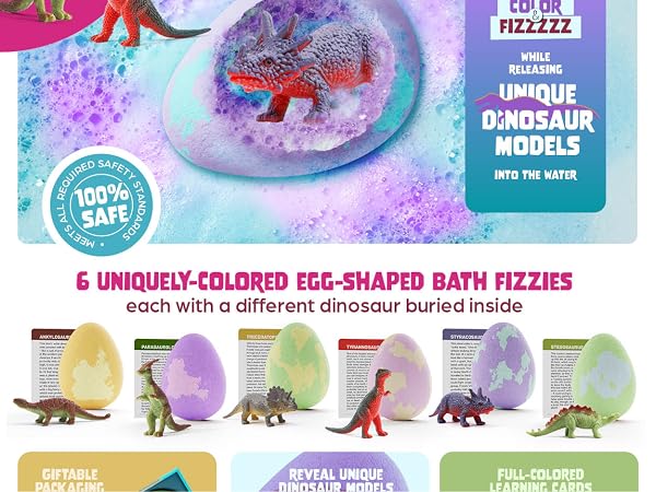 Dino Egg Bath Bombs