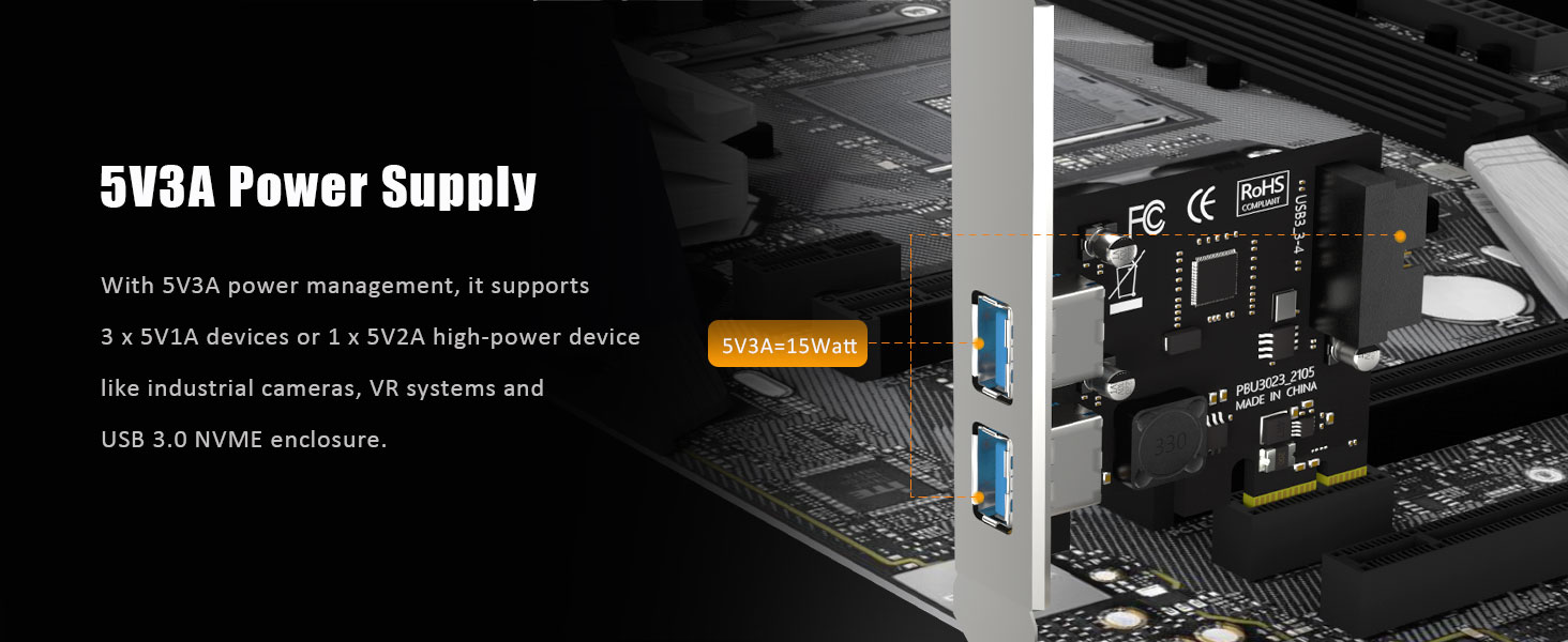 PCIe USB Expansion Card