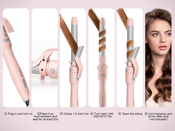 Rotating Curling Iron