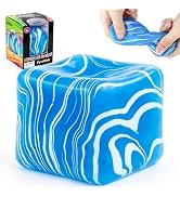 Fidget Toys Squishy Stress Cube, 1.97 inch Squishy Sensory Fidget Toys, Stress Cube,Swirl Stress ...