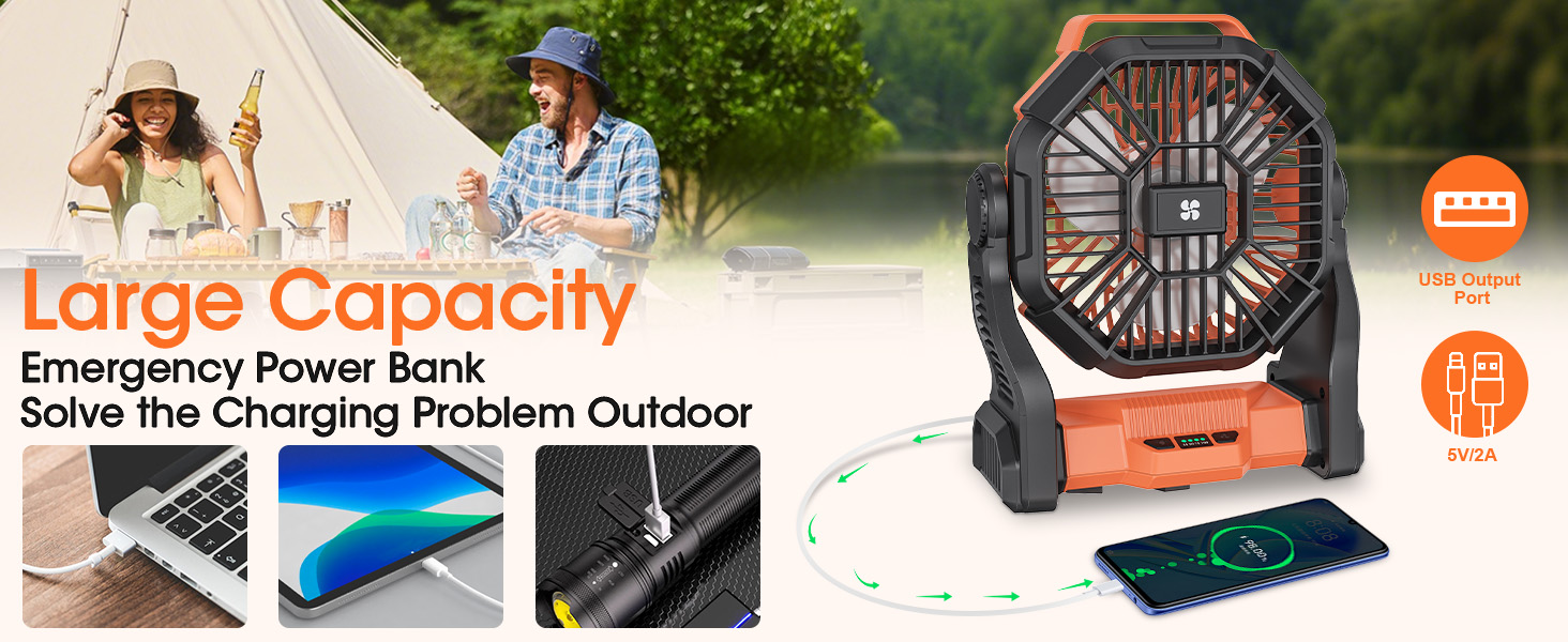 Camping Fan Cooling Fan Summer Fan