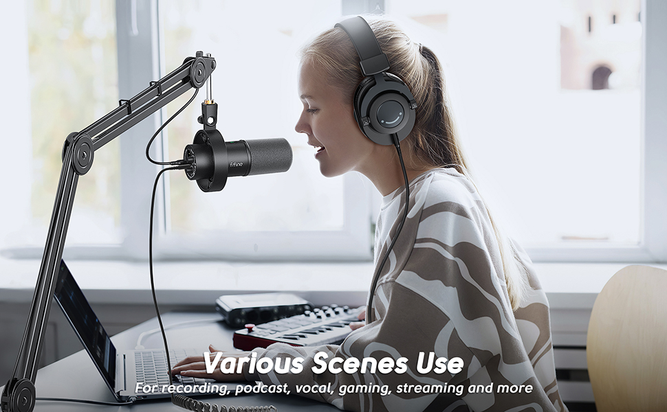 microphone arm stand for recording podcast