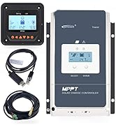 EPEVER 50A MPPT Solar Charge Controller 12/24/36/48VDC Automatically Identifying System Voltage w...