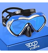 Scuba Diving Mask Panoramic HD Snorkel Goggles, Anti-Fog Swim Mask Adult Youth Dive Mask Swim Gog...