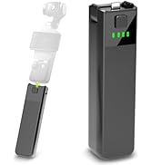 Battery Handle Compatible with DJI osmo Pocket 3, Portable osmo Pocket 3 Battery Handle, Built-in...