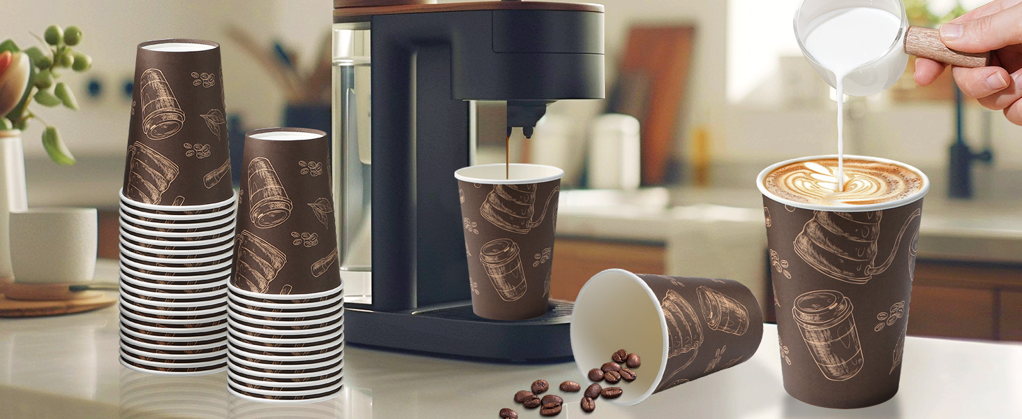 hot cold cups 12 oz disposable cups coffee cups paper cups 12 oz paper cups for water hot cups