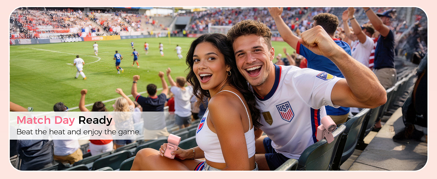 Match Day Ready Beat the heat and enjoy the game.