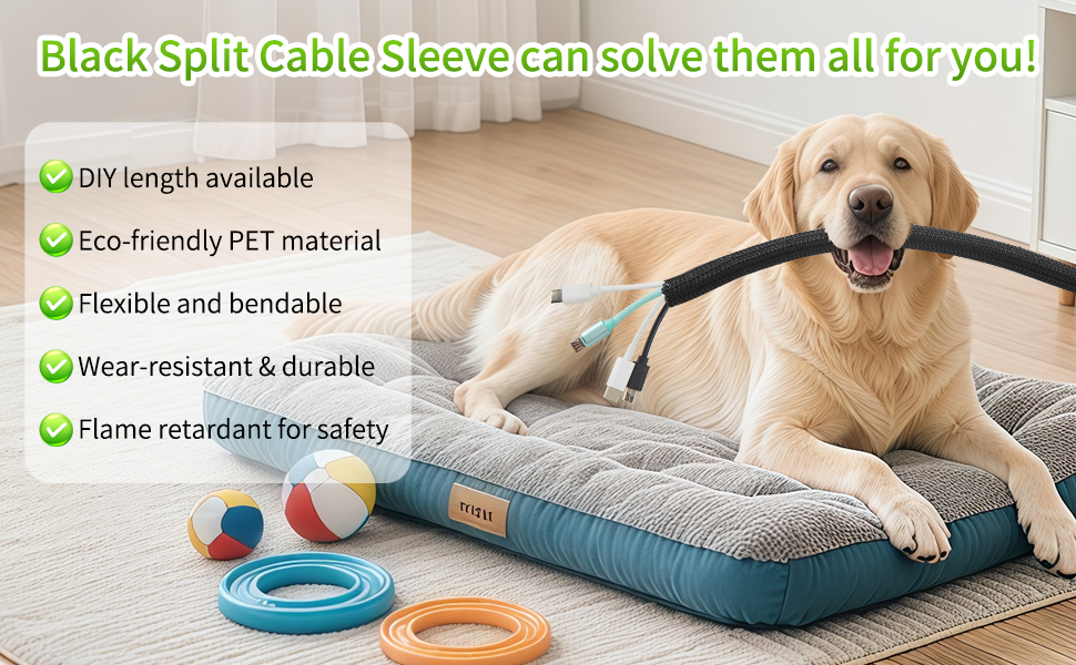 Why Our Black Split Cable Sleeve Stands Out?