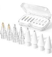 JOOSKO 8 Pack Upgraded Replacement Tips for Apple Pencil Pro/USB-C/2nd Gen/1st Gen Tips(with Stor...