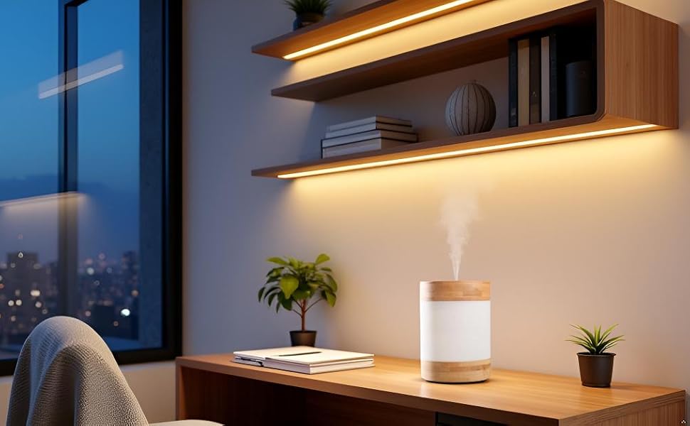 Bamboo Made Humidifer in a reading table for kids