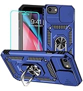 HNHYGETE for iPhone 8/7 Case, iPhone SE Case 2020/2022/3rd with Screen Protector: [Military Grade...
