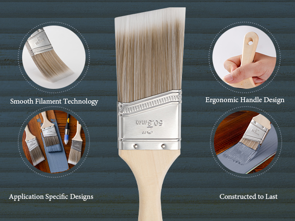 paint brush, 2 inch paint brush, paint brush set, angle paint brush
