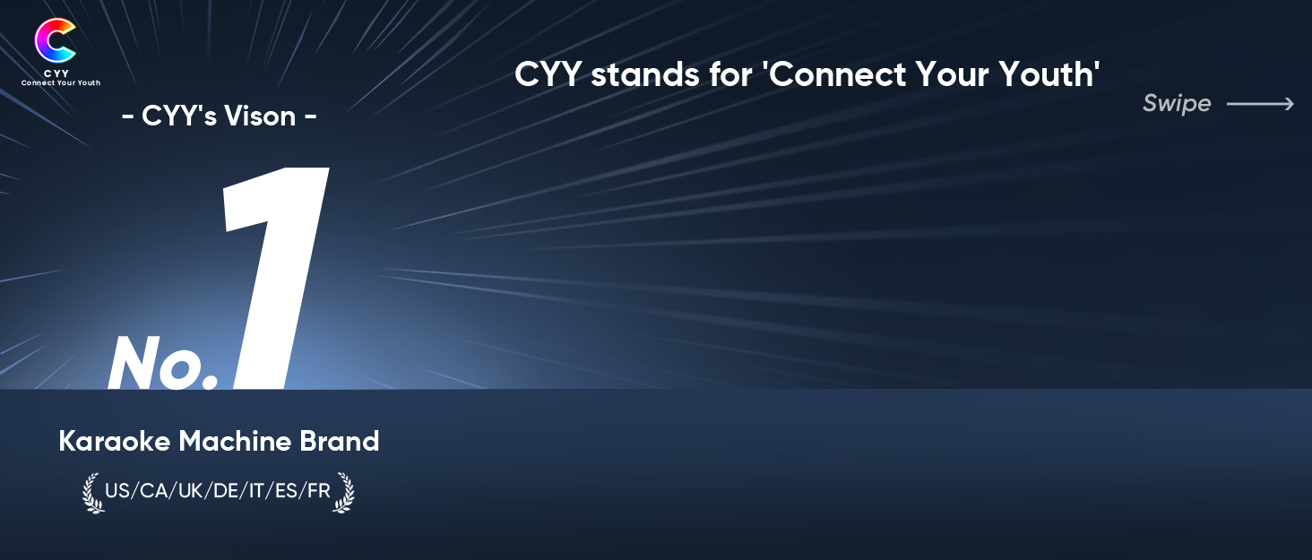 CYY Karaoke Machine, stands for &amp;#39;Create Your Yes.