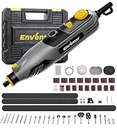 Enventor 130W Corded Rotary Tool, Power Electric Rotary Tool Kit with 204pcs Accessories Kit, 6-S...