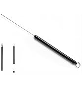 2Pack 3D Printer Extruder Clog Remover Tool,Aluminum Alloy Handle &amp; F1.5mm × 100mm Stainless Stee...