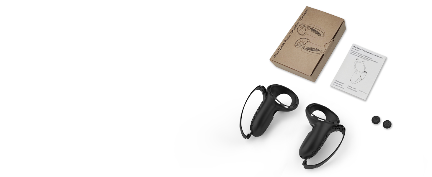 Controller Grip for Oculus Meta Quest 3 VR Accessories Grips Covers VR Touch Plus Controllers