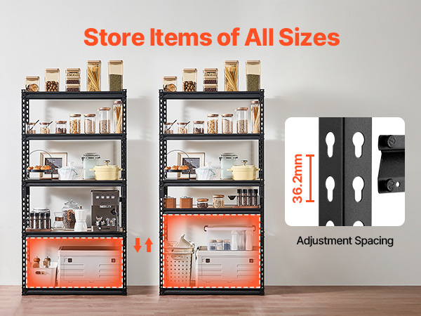 metal garage shelving
