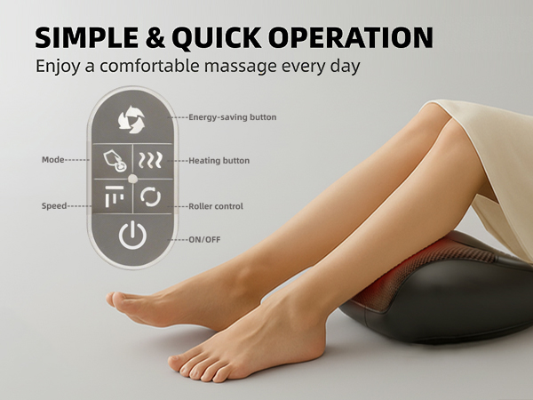 neck massage pillow control
