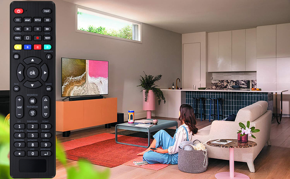 Universal Replacement TV Remote Control