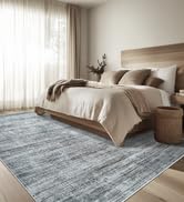6x9 Area Rug Living Room Rugs - Washable Rug Large Modern Abstract Soft Thin Carpets Indoor Floor...