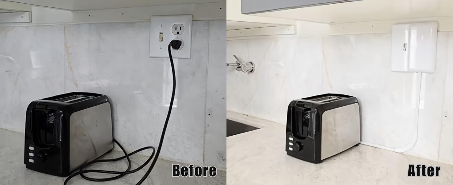 plugs for electrical outlet extension cord surge protector regleta de enchufes multiples hide cords