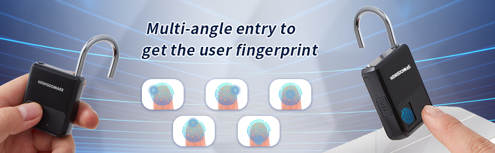 fingerprint padlock