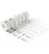 NIIMBOT D11 Label Maker Tape 6Rolls Label Paper White 0.59