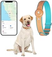 2-in-1 GPS Tracker for Dogs: Smart Collar with Real-Time Location, No Monthly Fee, Unlimited Rang...