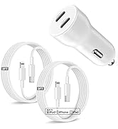 for iPhone 14 13 Car Charger,[MFi Certified]45W Dual Port USB C Rapid for Apple Car Adapter with ...