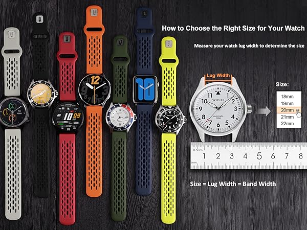 14mm 16mm 18mm 19mm 20mm 21mm 22mm 23mm 24mm watchband bracelet watches pin buckle unisex lady man