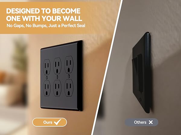3 Gang Standard Duplex Switch Wall Plate